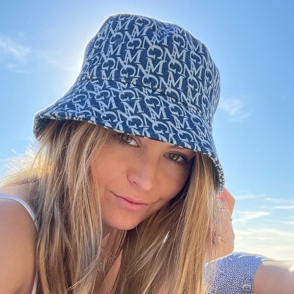 MANGO denim bucket hat